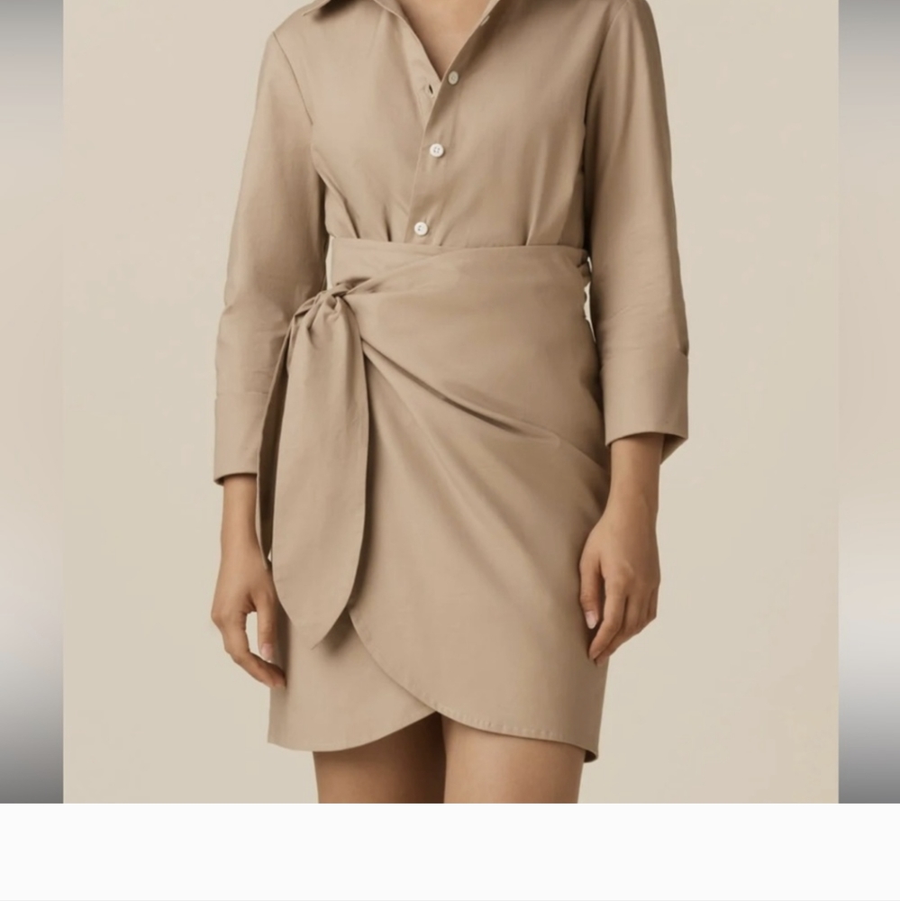 Vetta capsule wrap skirt and shirt